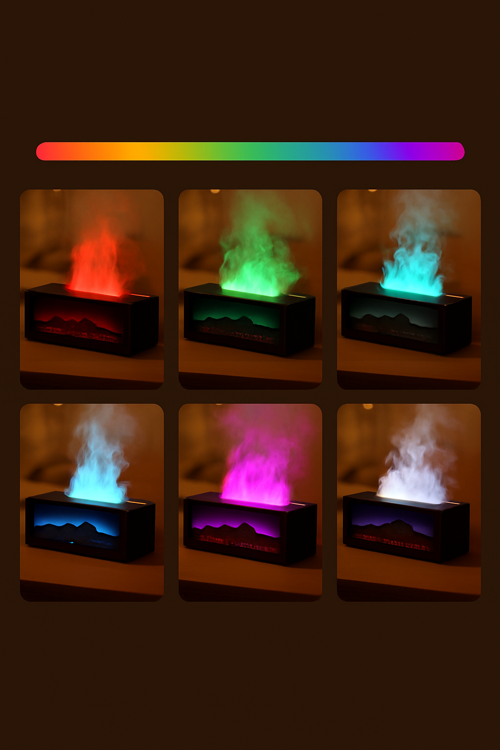 VedLjus™ – Aromadiffuser med eldeffekt